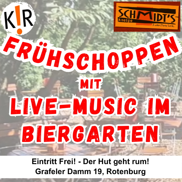 K!R Biergarten Event Frühschoppen mit JazzConnection